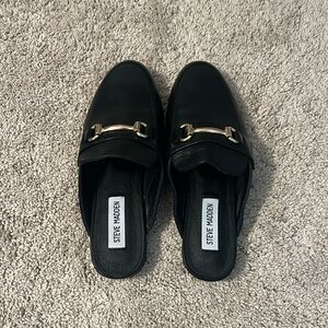 Black Steve Madden Mules
